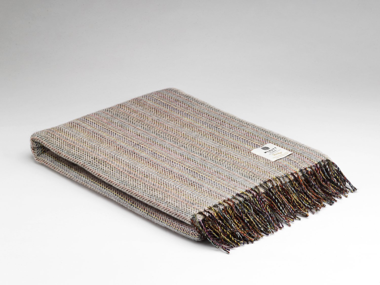 Oatmeal Heritage Tweed McNutt Throw - The Celtic Gift Store - Blankets and Bedding