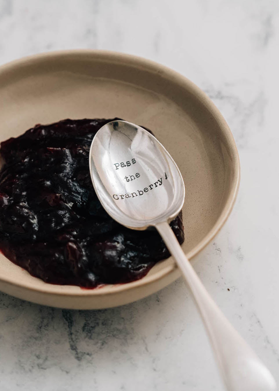 'Pass the Cranberry' Dessert Spoon - The Celtic Gift Store - 