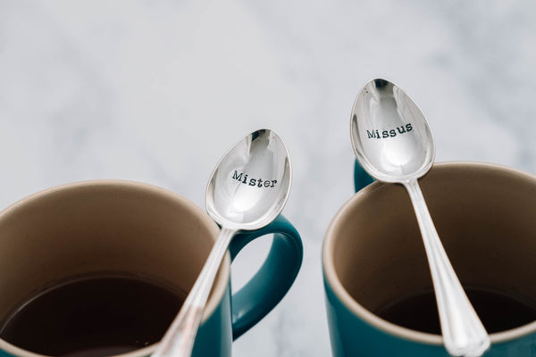 'Mister/Missus' Teaspoon Set