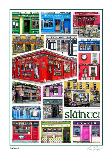 Pubs of Ireland Card - The Celtic Gift Store - 