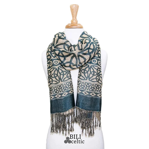 Rita Trinity Knot Scarf- Teal