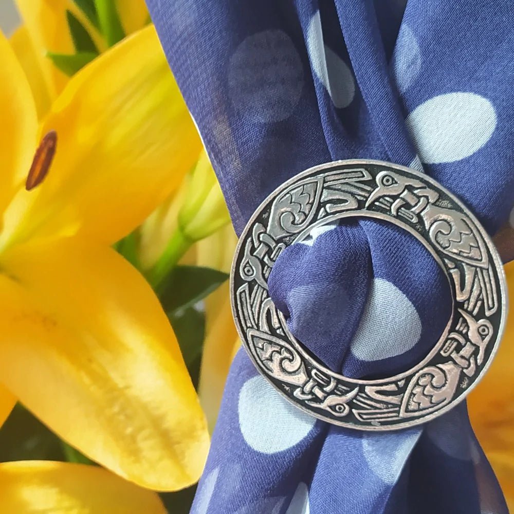 Scarf Ring with Celtic motif - The Celtic Gift Store - Apparel & Accessories