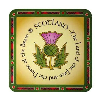 Scottish Thistle Coaster - The Celtic Gift Store - Barware