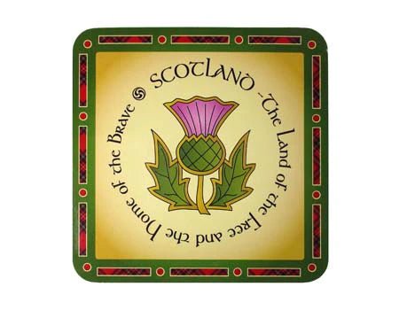 Scottish Thistle Coaster - The Celtic Gift Store - Barware