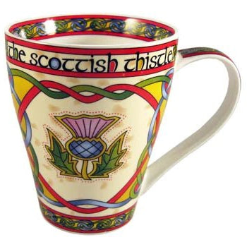 Scottish Thistle Mug - Scottish Weave - The Celtic Gift Store - Drinkware