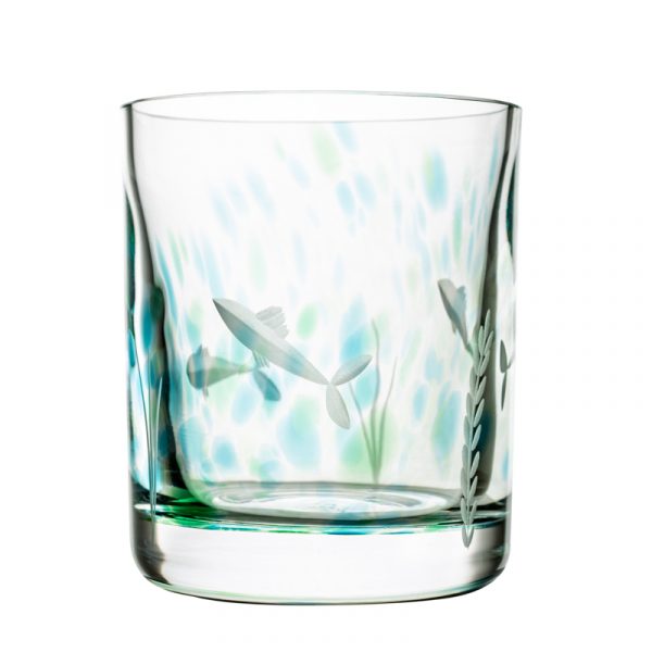 Irish Handmade Glass Company Seagrass Whiskey Tumbler