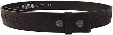 Lee River Leather Setanta Celtic Knot Belt