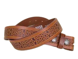 Lee River Leather Setanta Celtic Knot Belt