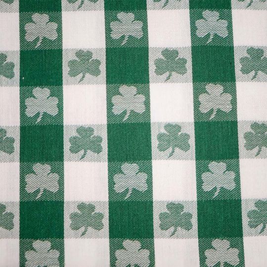 Shamrock Checkered Tablecloth - The Celtic Gift Store - Tableware
