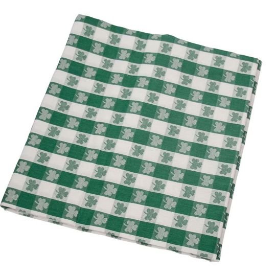 Shamrock Checkered Tablecloth - The Celtic Gift Store - Tableware