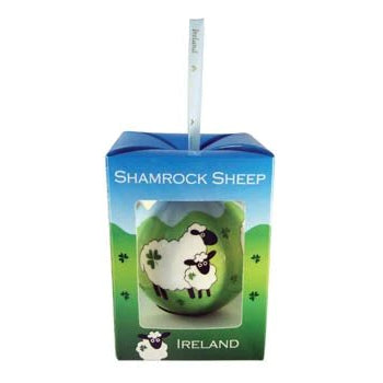 Shamrock Sheep Bauble Ornament - The Celtic Gift Store - Decor