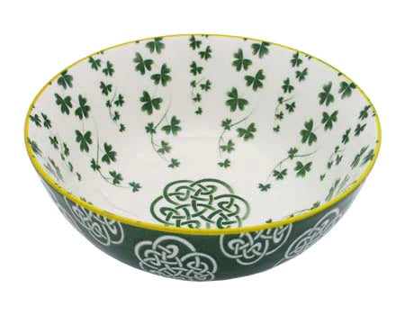 Celtic Knot Shamrock Bowl