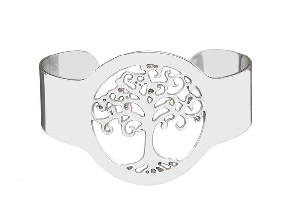 Silver Tree of Life Bangle - The Celtic Gift Store - bracelets