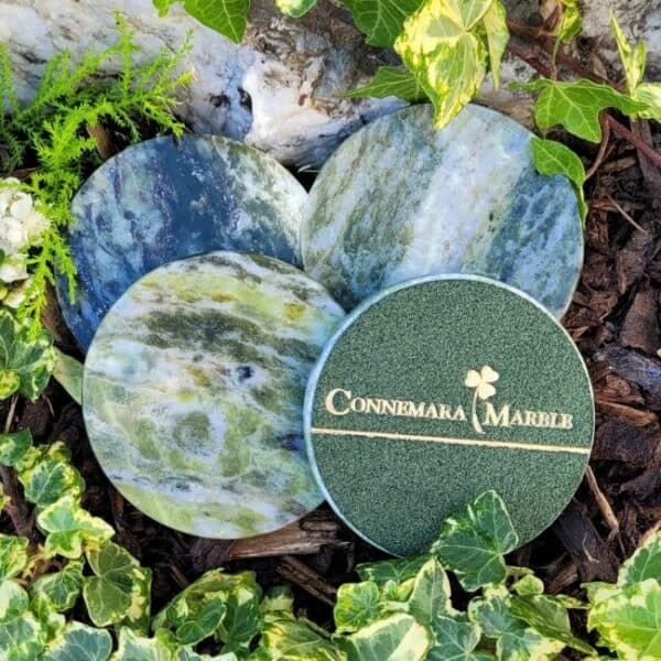 Single Connemara Marble Coaster - The Celtic Gift Store - Decor