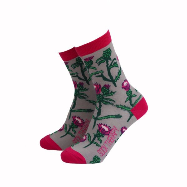 Sock Therapy Thistle Women's Socks - The Celtic Gift Store - Socks