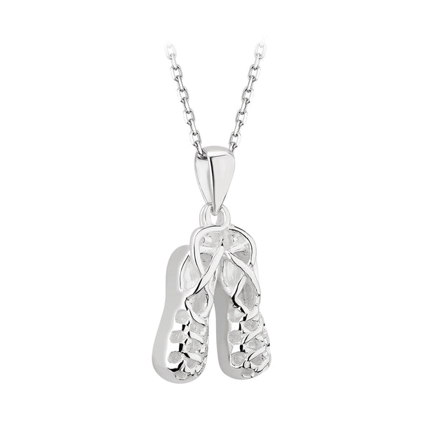 Sterling Silver Irish Dancing Poms Necklace - The Celtic Gift Store - Necklaces