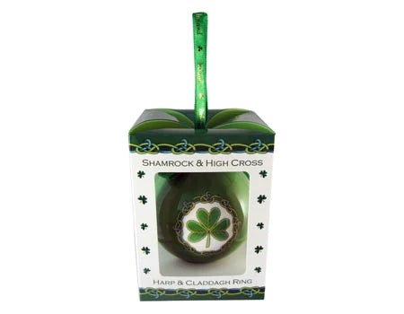 Symbols of Ireland Bauble Ornament - The Celtic Gift Store - Decor