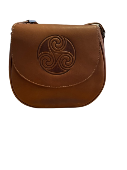 Lee River Hunter Celtic Leather Saddle Bag