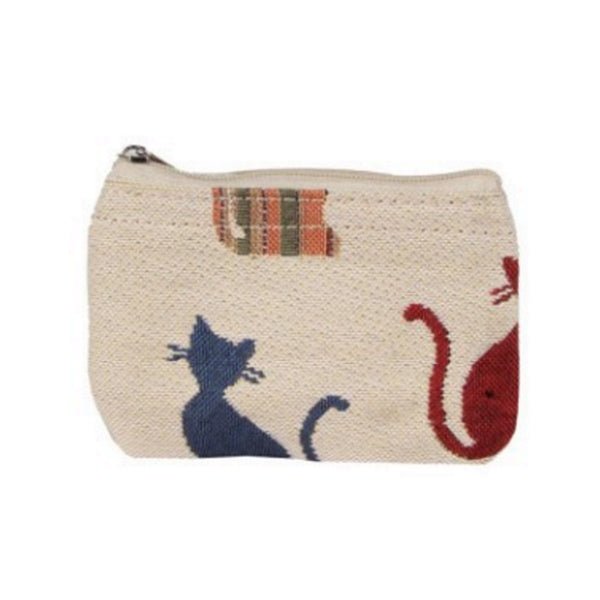 Tapestry Coin Purse - Cheeky Cat - The Celtic Gift Store - Wallets