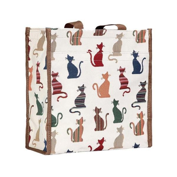 Tapestry Shopper Bag - Cheeky Cat - The Celtic Gift Store - Handbags