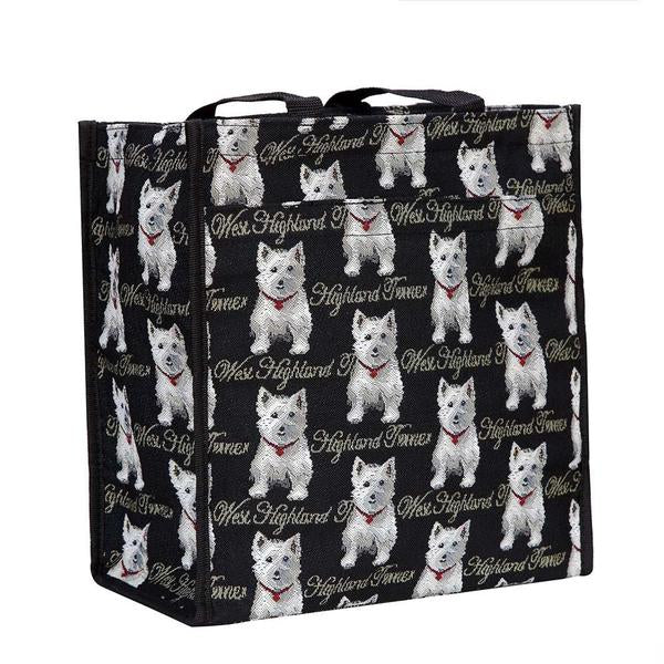 Tapestry Shopper Bag - Westie - The Celtic Gift Store - Handbags