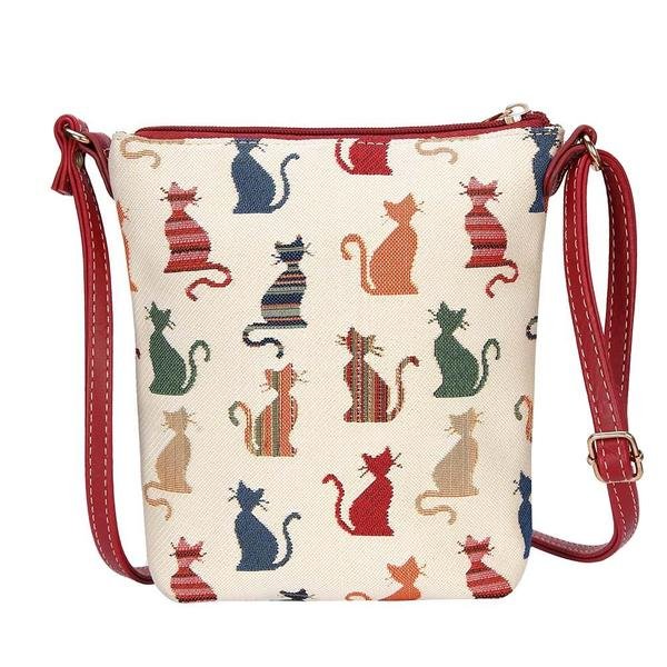 Tapestry Sling Bag - Cheeky Cat - The Celtic Gift Store - Handbags
