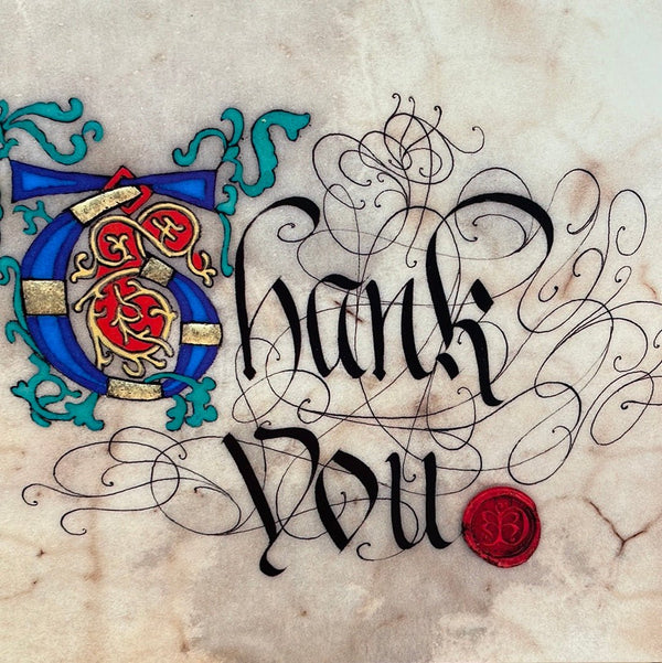 Thank You Greeting Card - The Celtic Gift Store - Gift Option