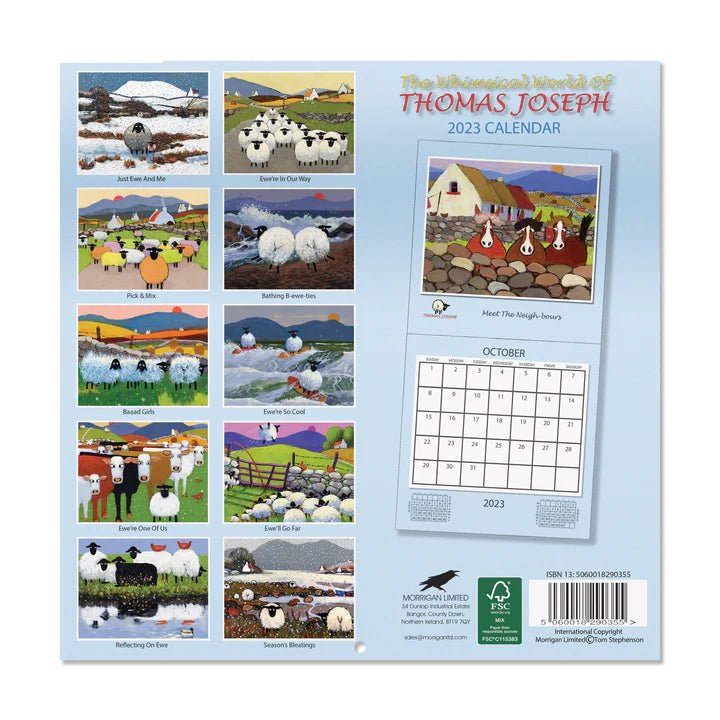 Thomas Joseph 2023 Wall Calender - The Celtic Gift Store - 