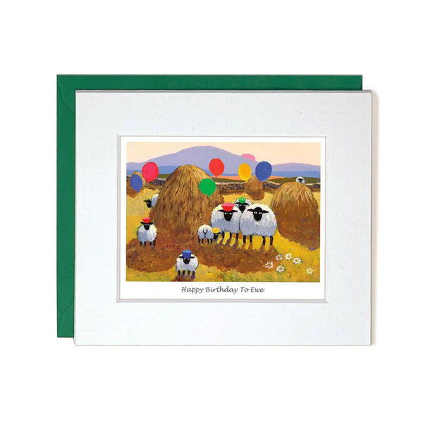 Thomas Joseph "Happy Birthday to Ewe" Mini Card - The Celtic Gift Store - 