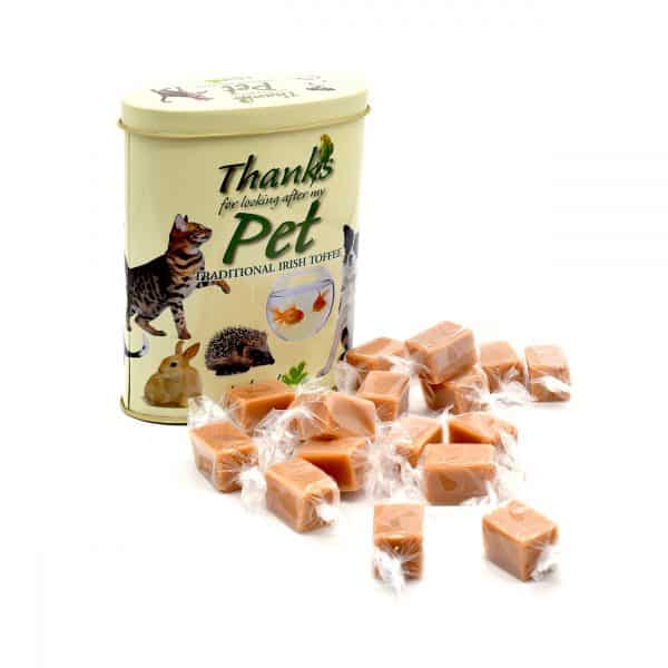 Tin of 'Thanks for looking after my Pet' Fudge - The Celtic Gift Store - Food