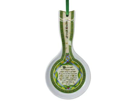 Traditional Irish Blessing Spoon Rest - Irish Weave - The Celtic Gift Store - Decor
