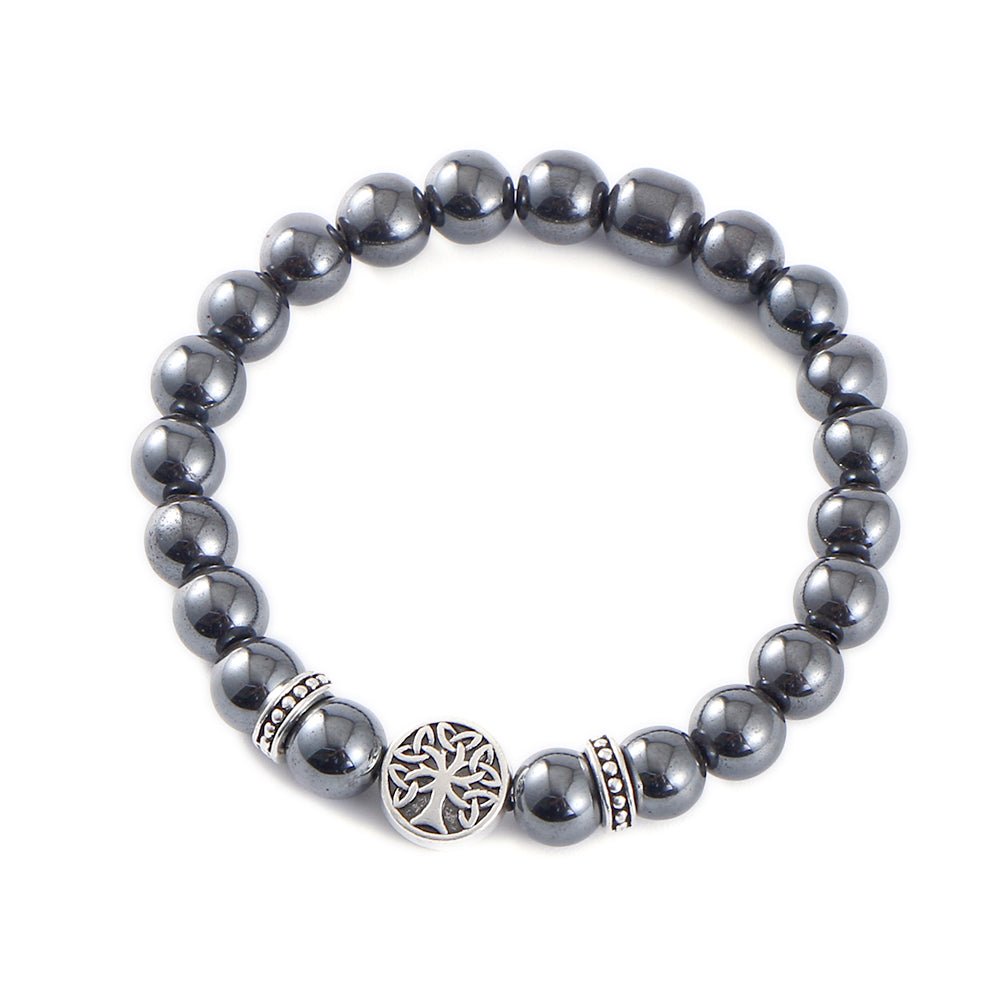 Tree of Life Celtic Energy Bracelet - Hematite - The Celtic Gift Store - Gift