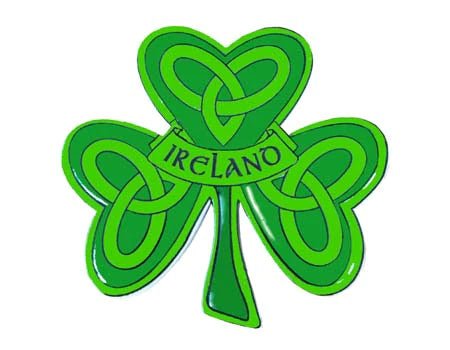 Trinity Knot Shamrock Magnet - The Celtic Gift Store - Decor