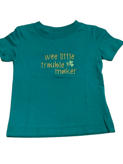 Troublemaker Baby Shirt - The Celtic Gift Store - 