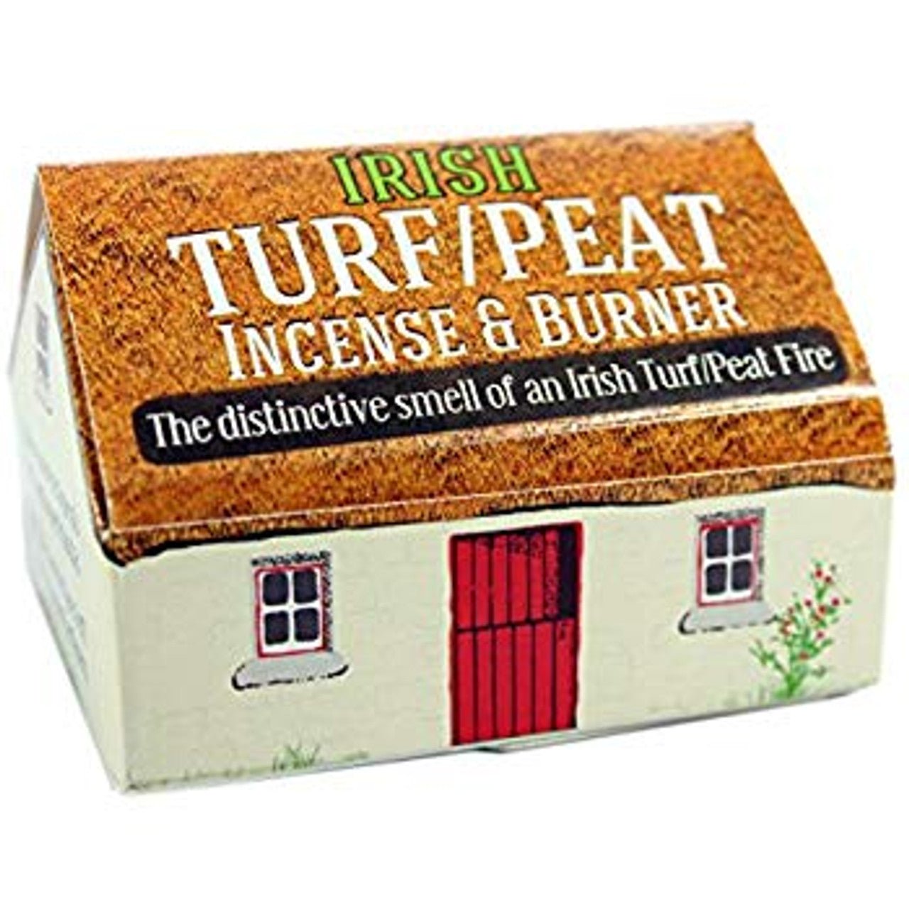 Turf Cottage Box - Peat Incense & Burner - The Celtic Gift Store - Candles, Wax Melts, Incense