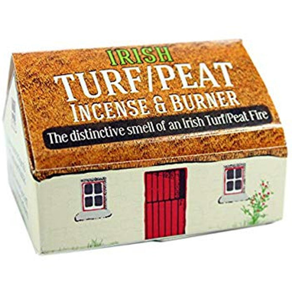 Turf Cottage Box - Peat Incense & Burner - The Celtic Gift Store - Candles, Wax Melts, Incense