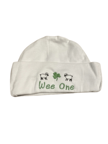 Wee One Bib and Knit Hat Set - The Celtic Gift Store - 