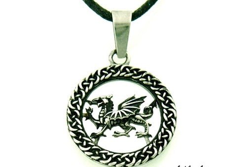 Welsh Dragon Pendant - The Celtic Gift Store - 