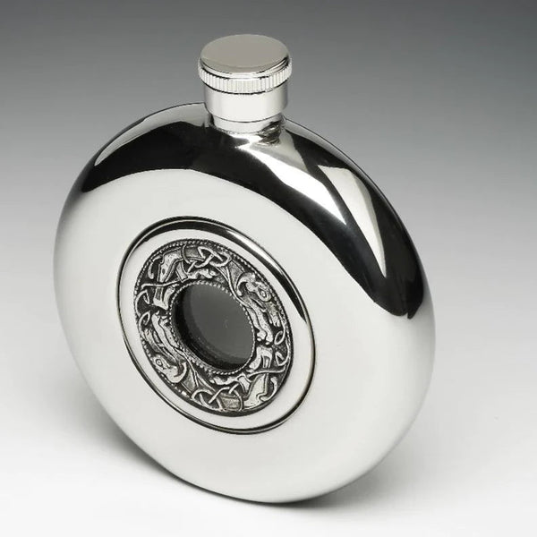 Whiskey Flask Glass Center - Kells 3 - The Celtic Gift Store - 