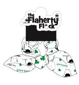 White Flaherty Flock Sheep Scrunchie - The Celtic Gift Store - 