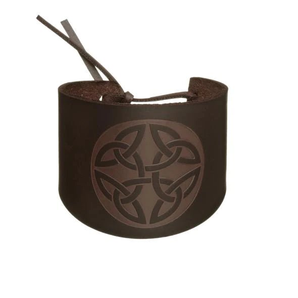 Woods Leather Knot Cuff - The Celtic Gift Store - bracelets
